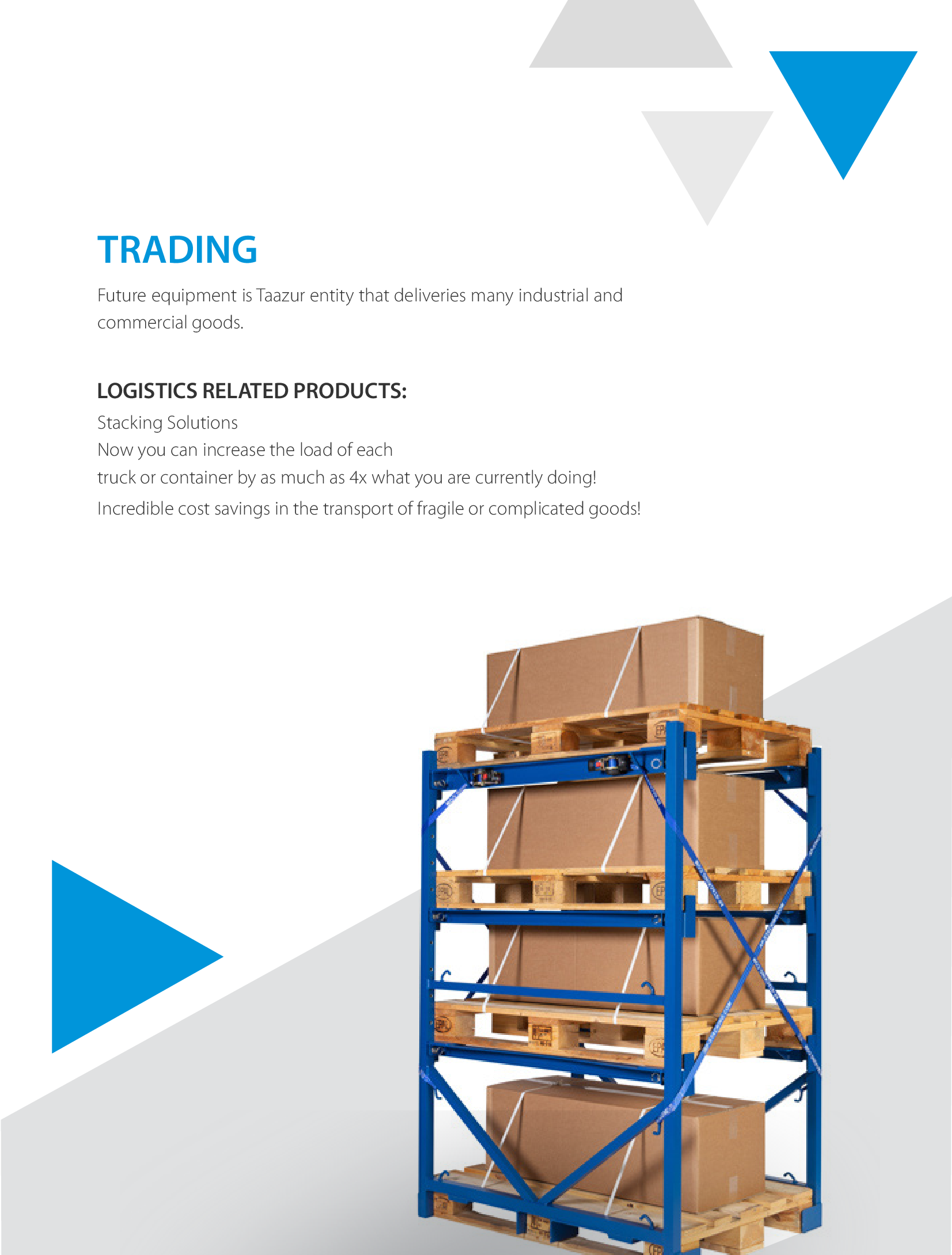 Trading and Logistics Products